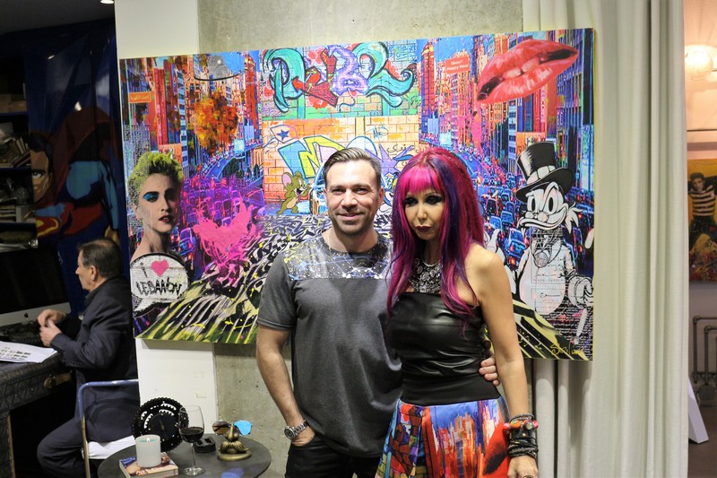 Suzi in Beirut at Vick Vanlian Showroom